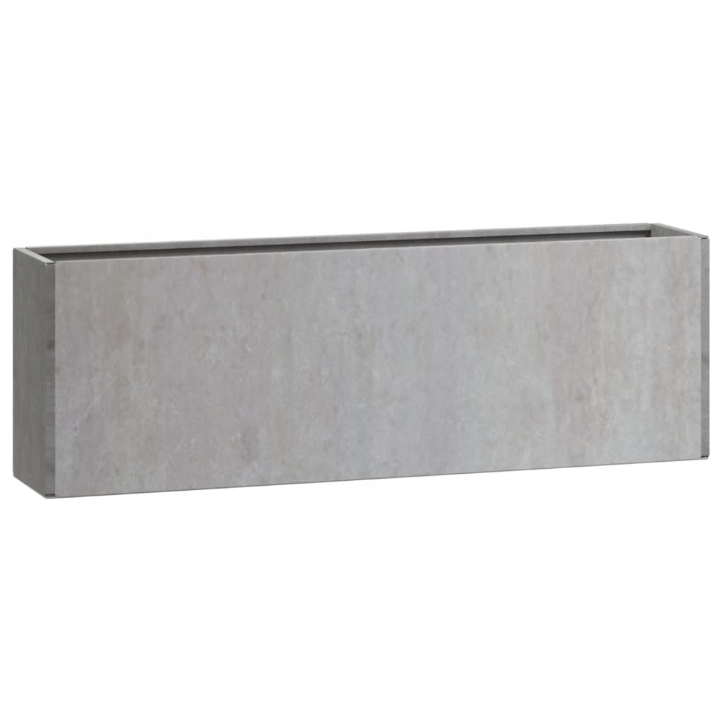 Kukkalaatikot seinälle 2 kpl Corten teräs 53x10x17 cm - Sisustajankoti.fi