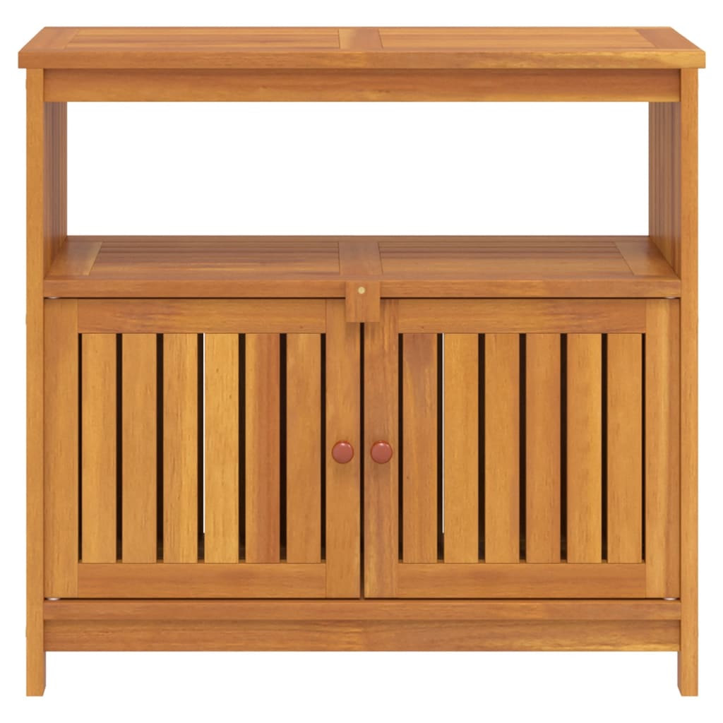Konsolipöytä ulos 80x35x75 cm täysi akasiapuu - Sisustajankoti.fi