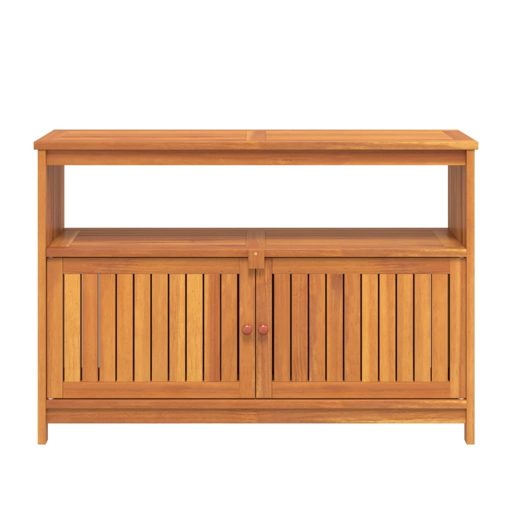 Konsolipöytä ulos 110x35x75 cm täysi akasiapuu - Sisustajankoti.fi