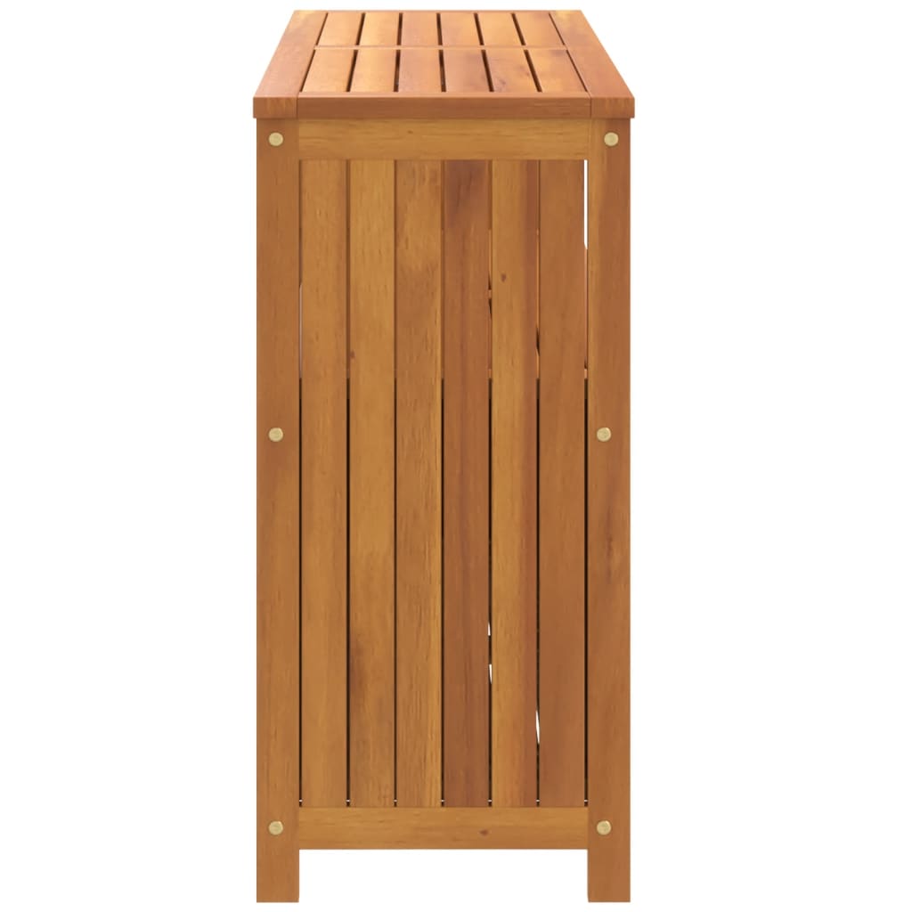 Konsolipöytä ulos 110x35x75 cm täysi akasiapuu - Sisustajankoti.fi