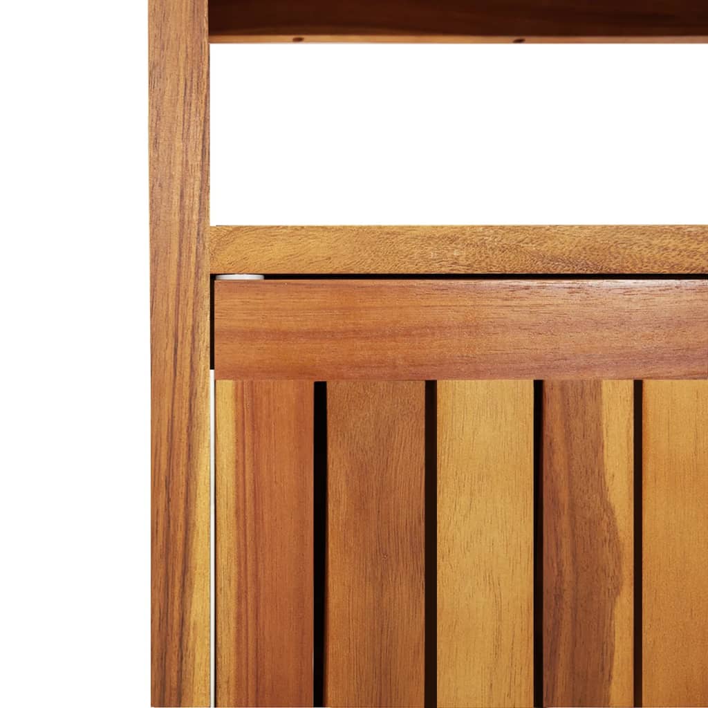 Konsolipöytä ulos 110x35x75 cm täysi akasiapuu - Sisustajankoti.fi