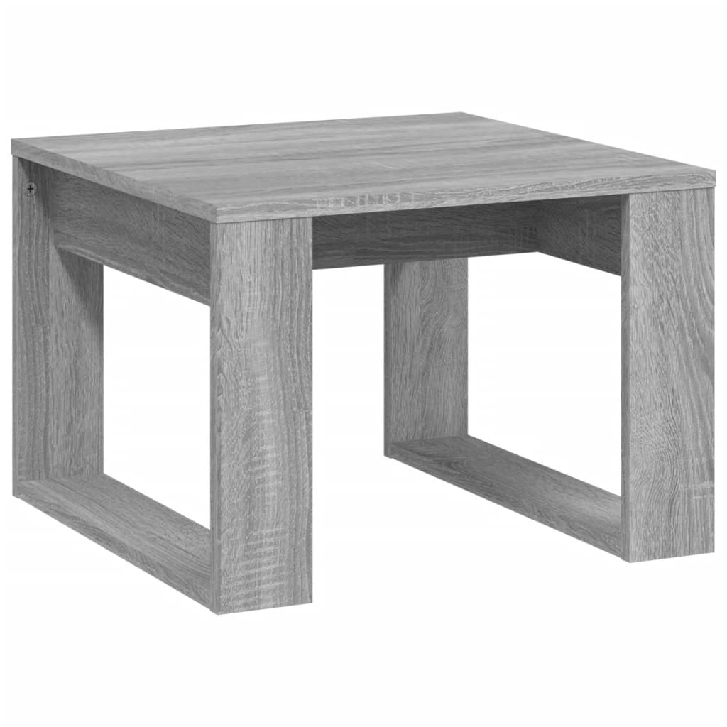 Sivupöytä harmaa Sonoma 50x50x35 cm tekninen puu - Sisustajankoti.fi