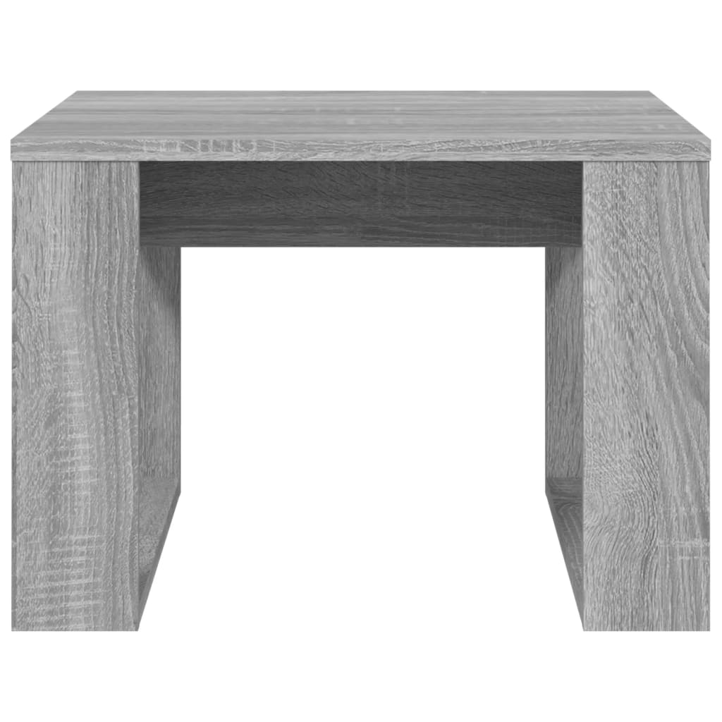 Sivupöytä harmaa Sonoma 50x50x35 cm tekninen puu - Sisustajankoti.fi