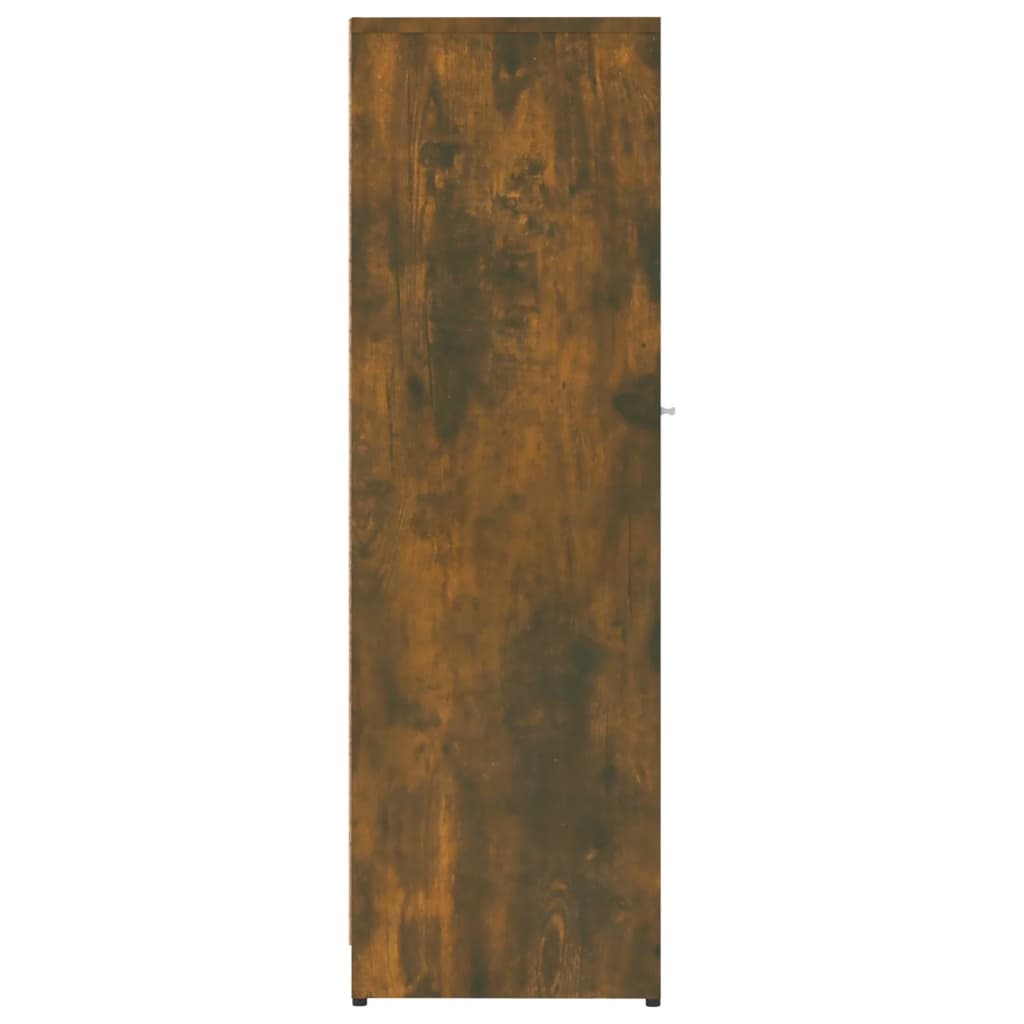 Kylpyhuoneen kaappi savutammi 30x30x95 cm tekninen puu - Sisustajankoti.fi