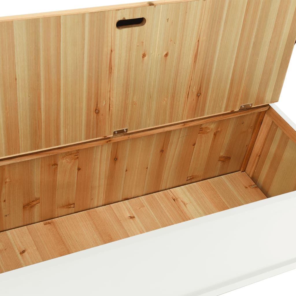 Penkki valkoinen 107x45x75,5 cm täysi kuusi - Sisustajankoti.fi