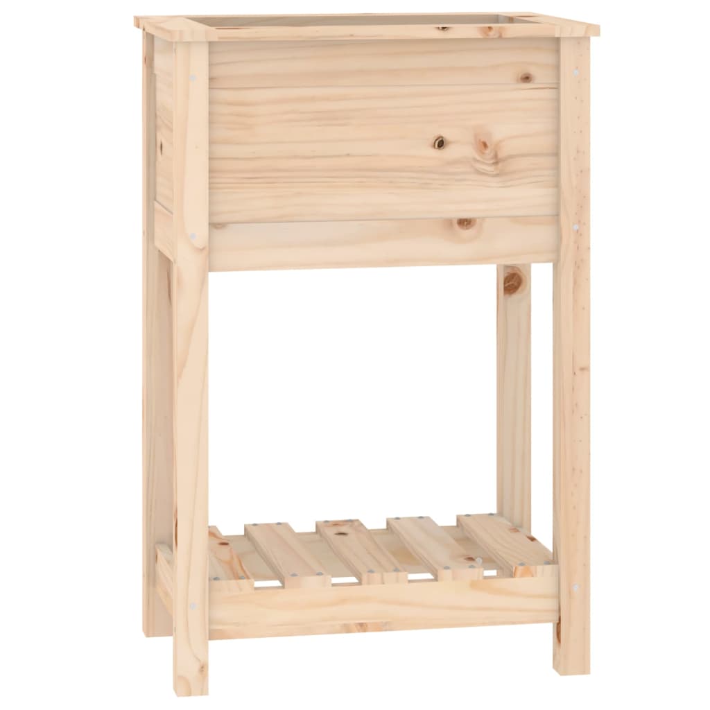 Kukkalaatikko hyllyllä 54x34,5x81 cm täysi mänty - Sisustajankoti.fi