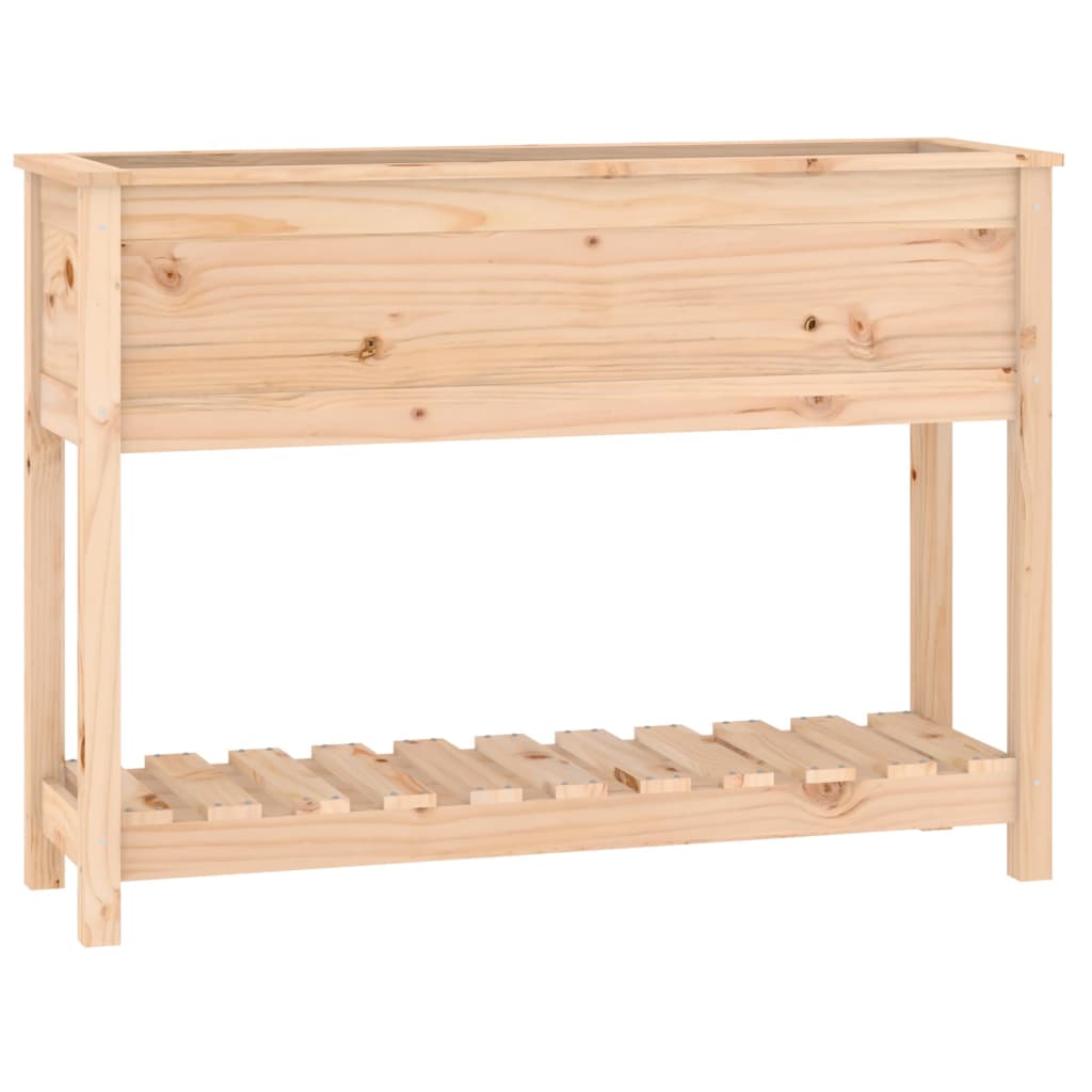 Kukkalaatikko hyllyllä 111,5x34,5x81 cm täysi mänty - Sisustajankoti.fi
