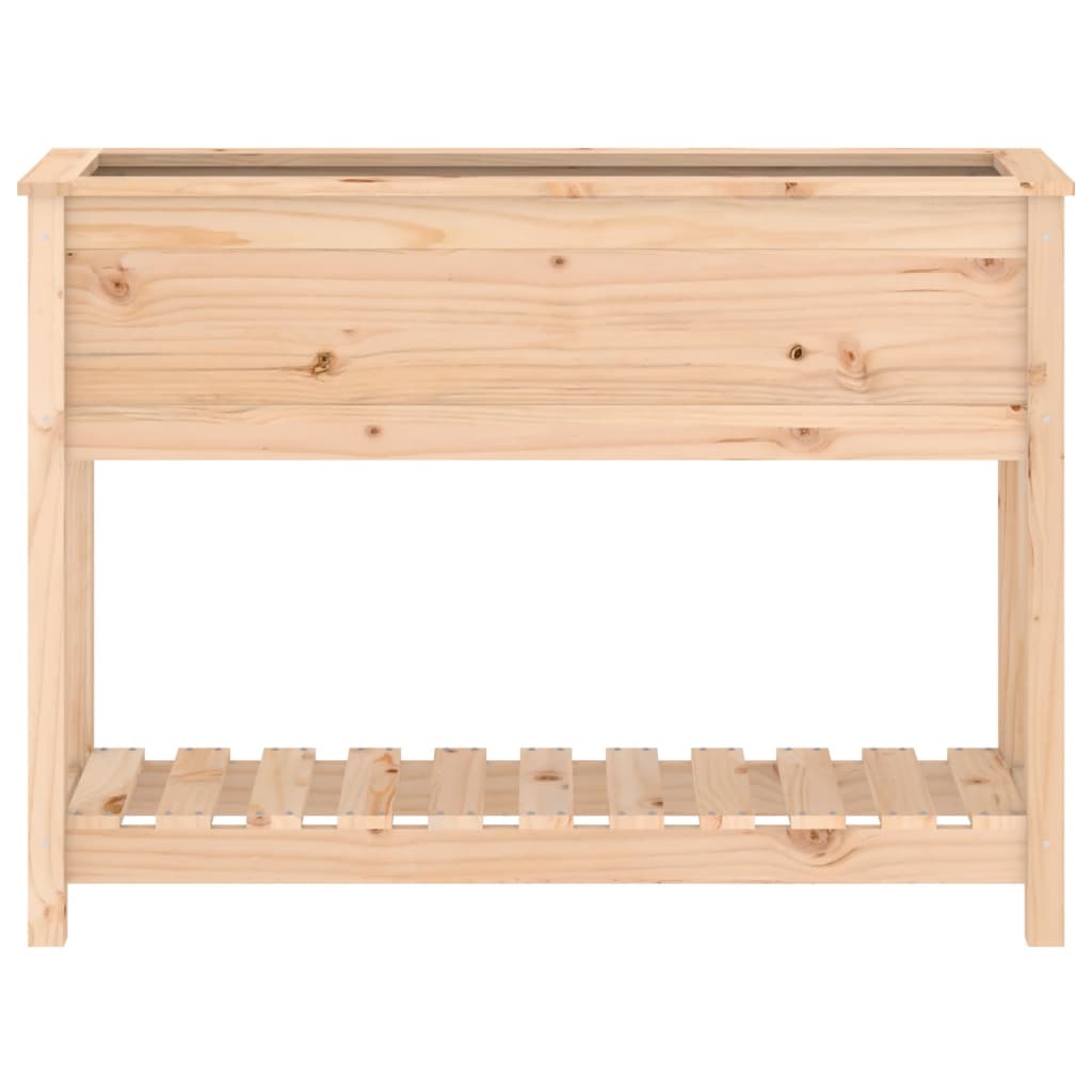Kukkalaatikko hyllyllä 111,5x34,5x81 cm täysi mänty - Sisustajankoti.fi