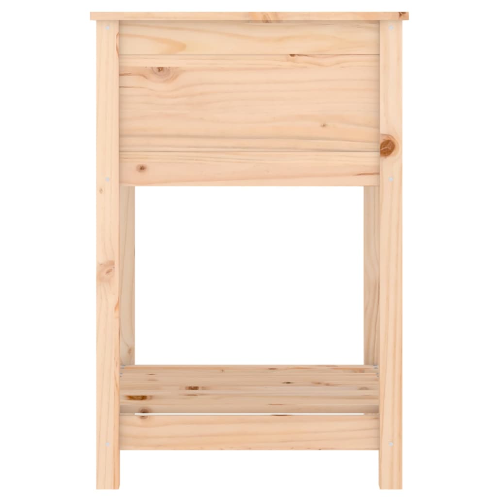 Kukkalaatikko hyllyllä 54x54x81 cm täysi mänty - Sisustajankoti.fi