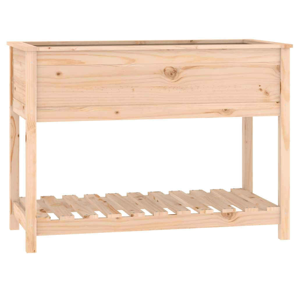 Kukkalaatikko hyllyllä 111,5x54x81 cm täysi mänty - Sisustajankoti.fi