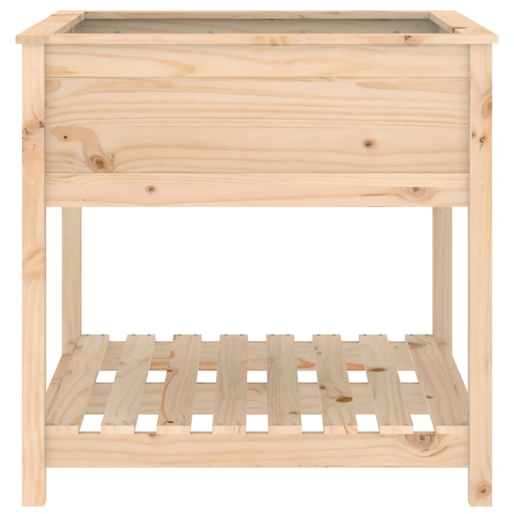 Kukkalaatikko hyllyllä 82,5x82,5x81 cm täysi mänty - Sisustajankoti.fi
