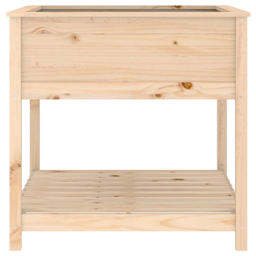 Kukkalaatikko hyllyllä 82,5x82,5x81 cm täysi mänty - Sisustajankoti.fi