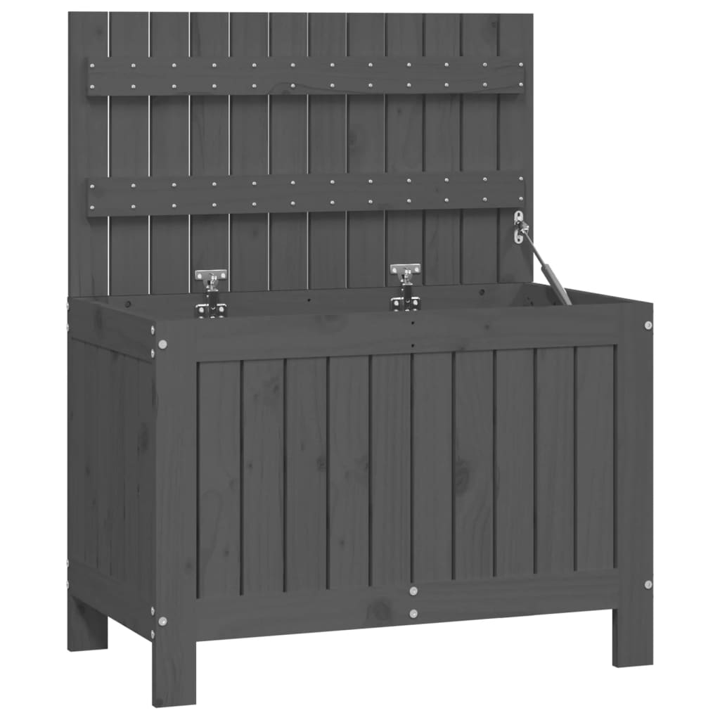 Säilytyslaatikko harmaa 76x42,5x54 cm täysi mänty - Sisustajankoti.fi