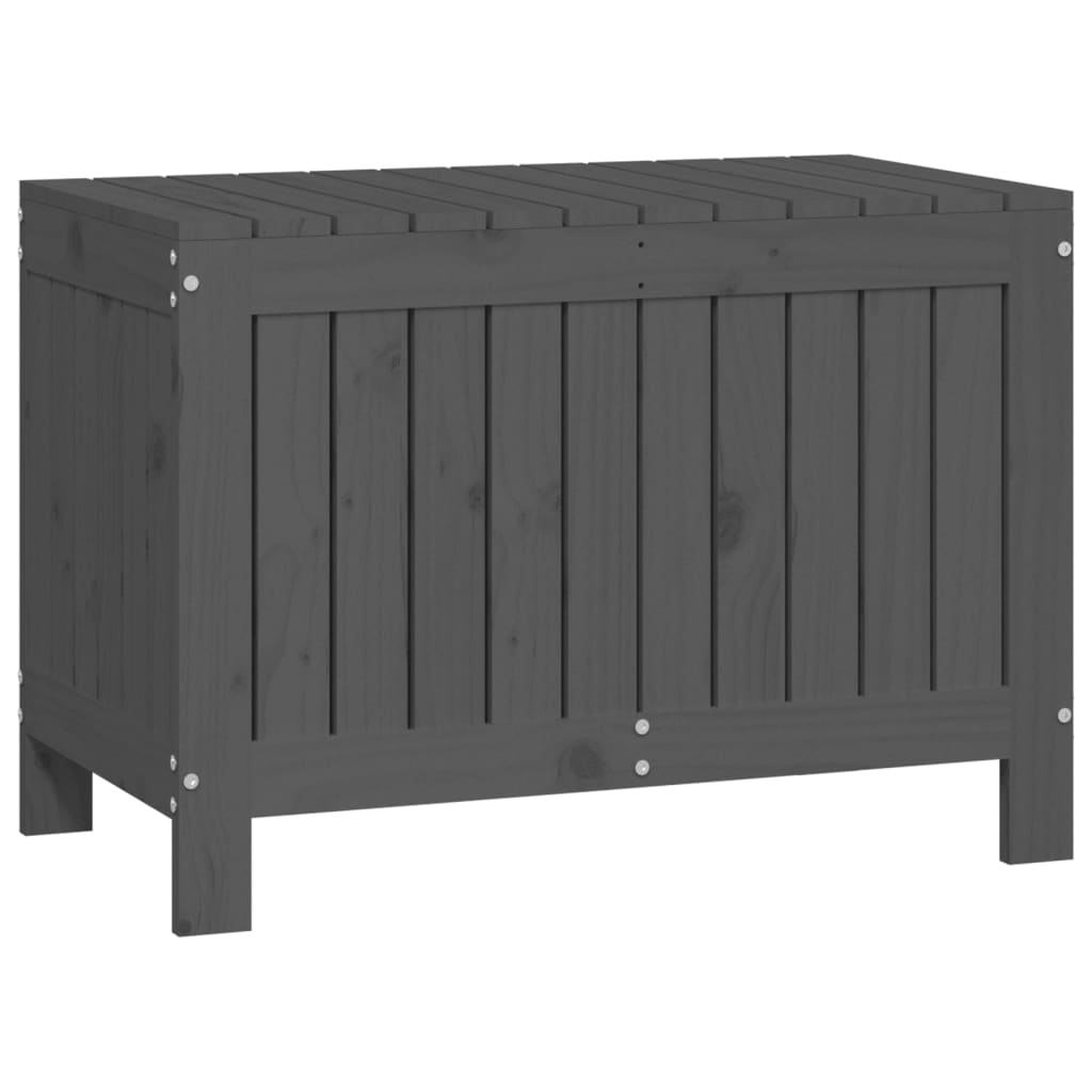 Säilytyslaatikko harmaa 76x42,5x54 cm täysi mänty - Sisustajankoti.fi