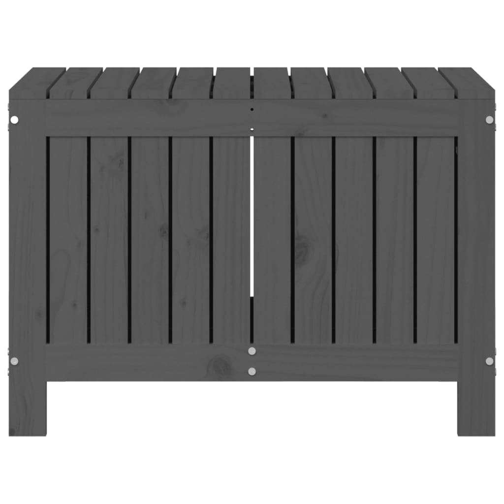 Säilytyslaatikko harmaa 76x42,5x54 cm täysi mänty - Sisustajankoti.fi