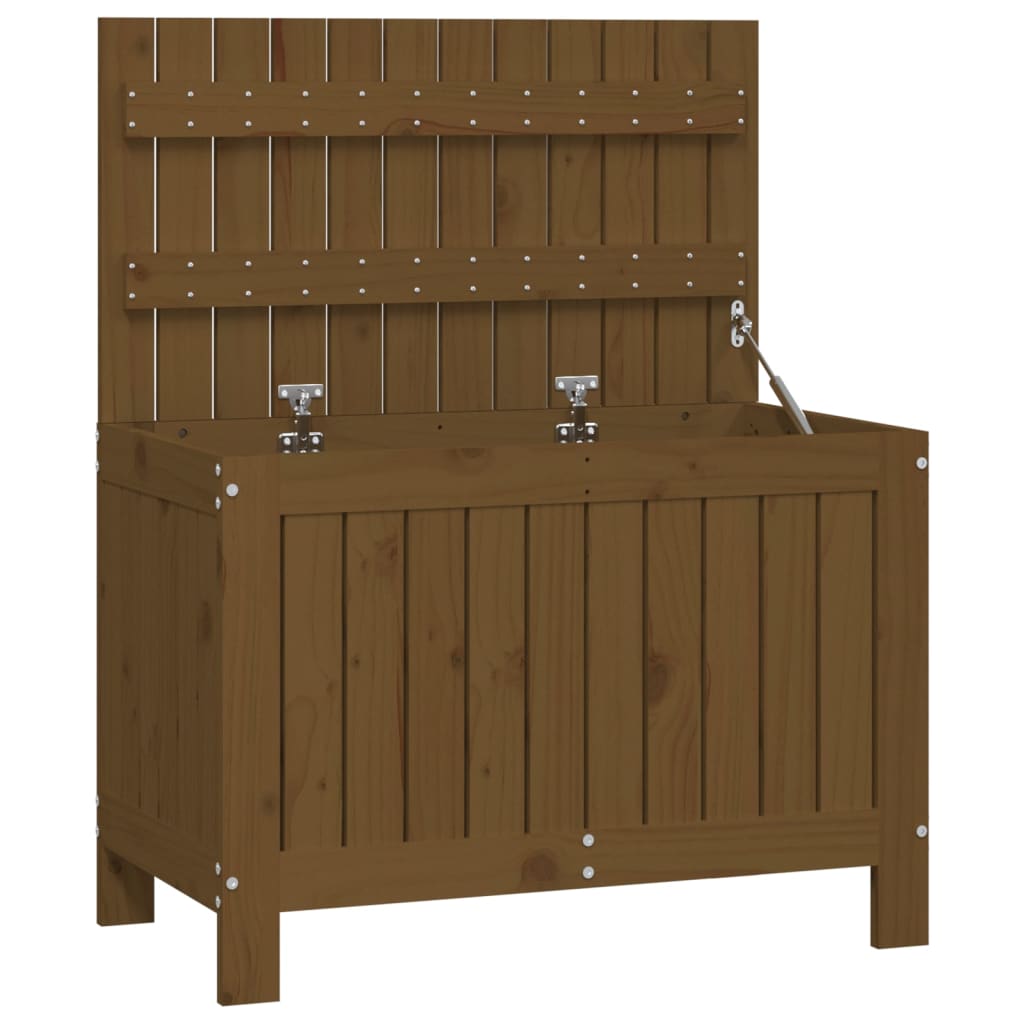Säilytyslaatikko hunajanruskea 76x42,5x54 cm täysi mänty - Sisustajankoti.fi