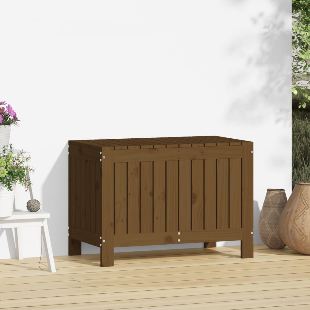 Säilytyslaatikko hunajanruskea 76x42,5x54 cm täysi mänty - Sisustajankoti.fi