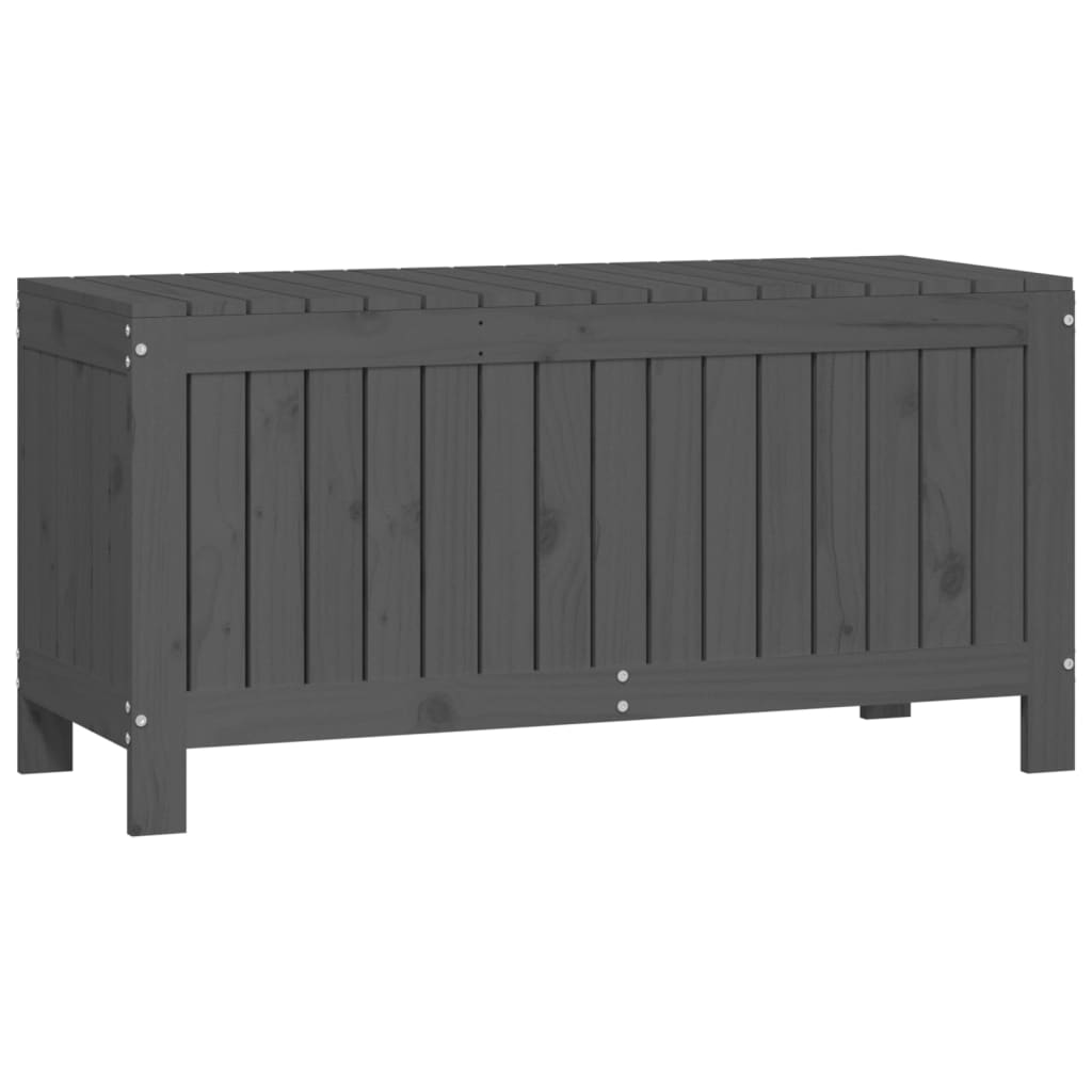 Säilytyslaatikko harmaa 108x42,5x54 cm täysi mänty - Sisustajankoti.fi