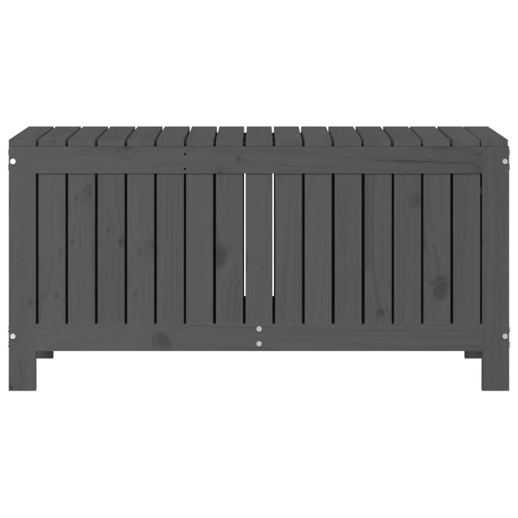 Säilytyslaatikko harmaa 108x42,5x54 cm täysi mänty - Sisustajankoti.fi