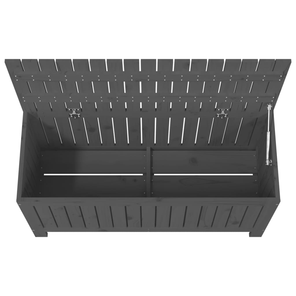 Säilytyslaatikko harmaa 108x42,5x54 cm täysi mänty - Sisustajankoti.fi
