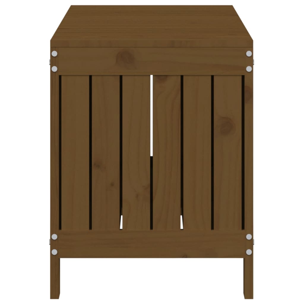 Säilytyslaatikko hunajanruskea 108x42,5x54 cm täysi mänty - Sisustajankoti.fi