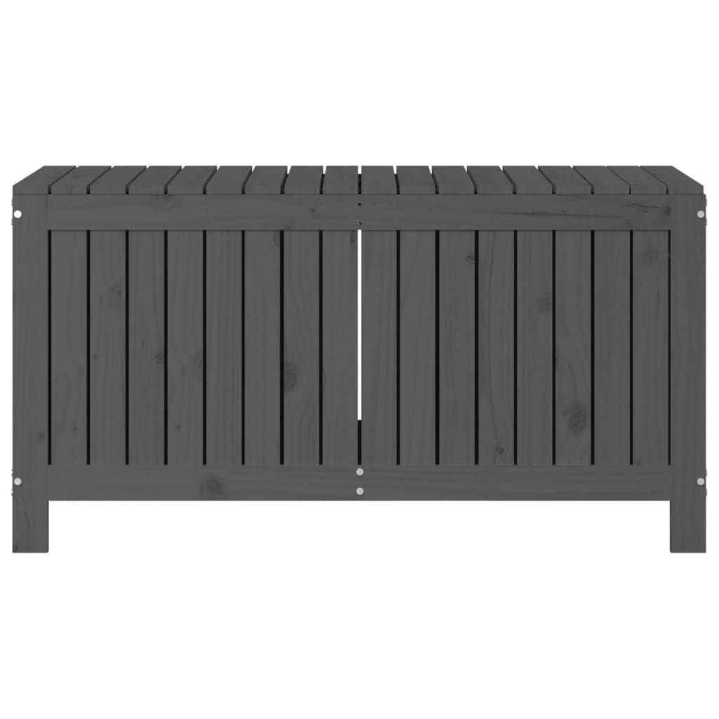 Säilytyslaatikko harmaa 115x49x60 cm täysi mänty - Sisustajankoti.fi