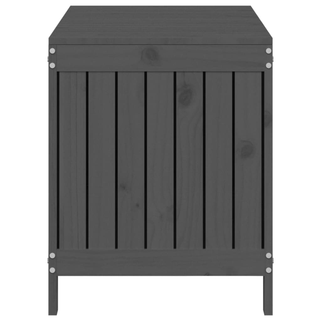 Säilytyslaatikko harmaa 115x49x60 cm täysi mänty - Sisustajankoti.fi