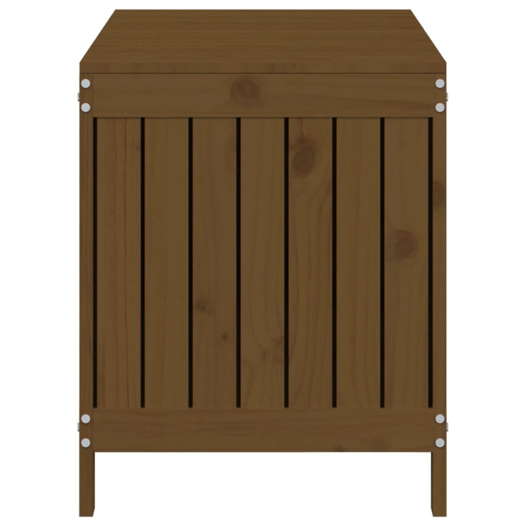 Säilytyslaatikko hunajanruskea 115x49x60 cm täysi mänty - Sisustajankoti.fi