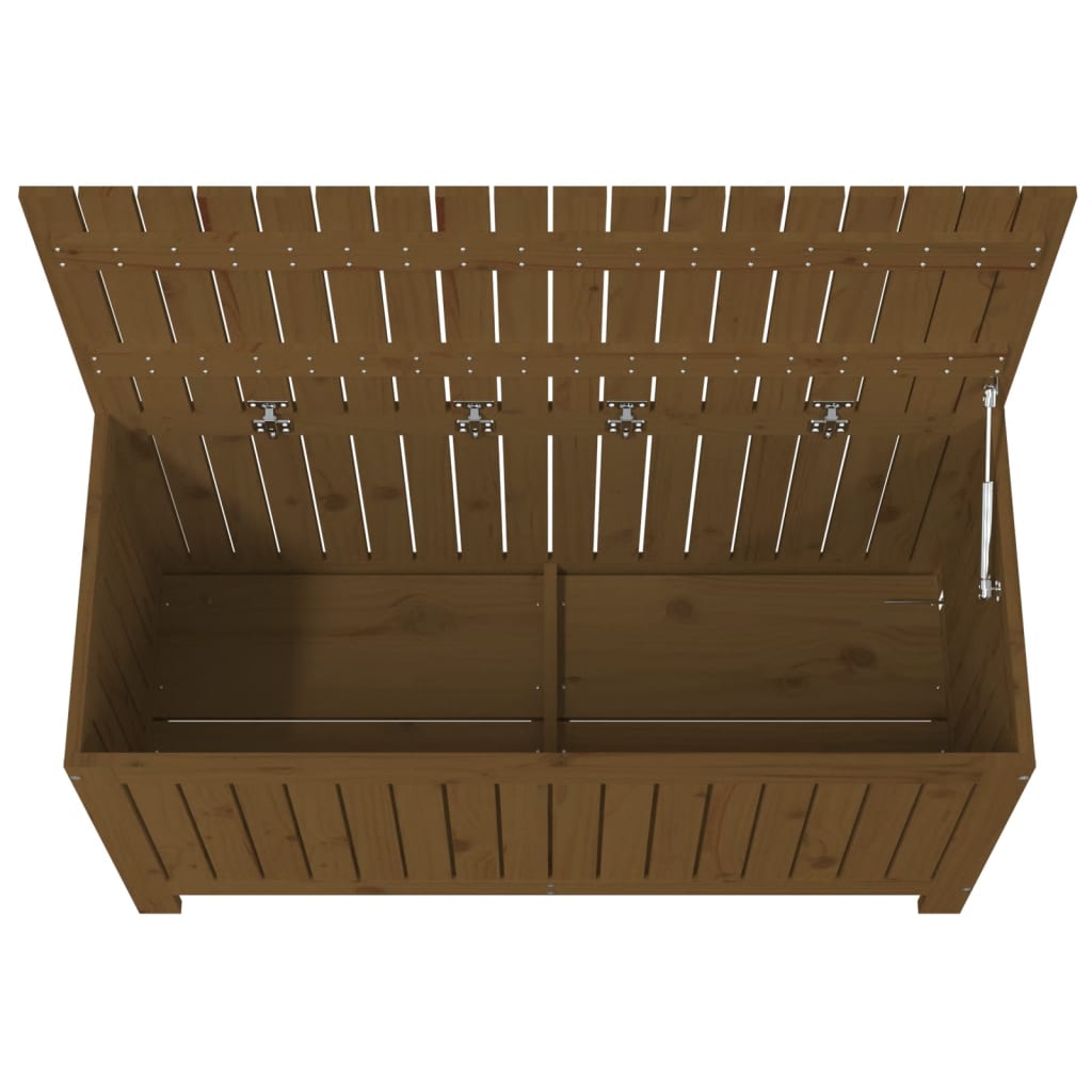 Säilytyslaatikko hunajanruskea 115x49x60 cm täysi mänty - Sisustajankoti.fi