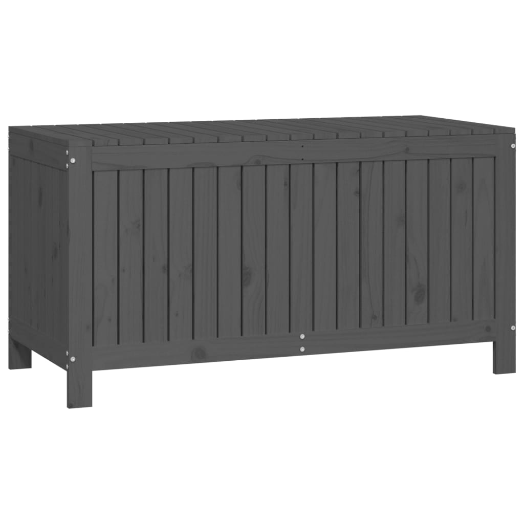 Säilytyslaatikko harmaa 121x55x64 cm täysi mänty - Sisustajankoti.fi