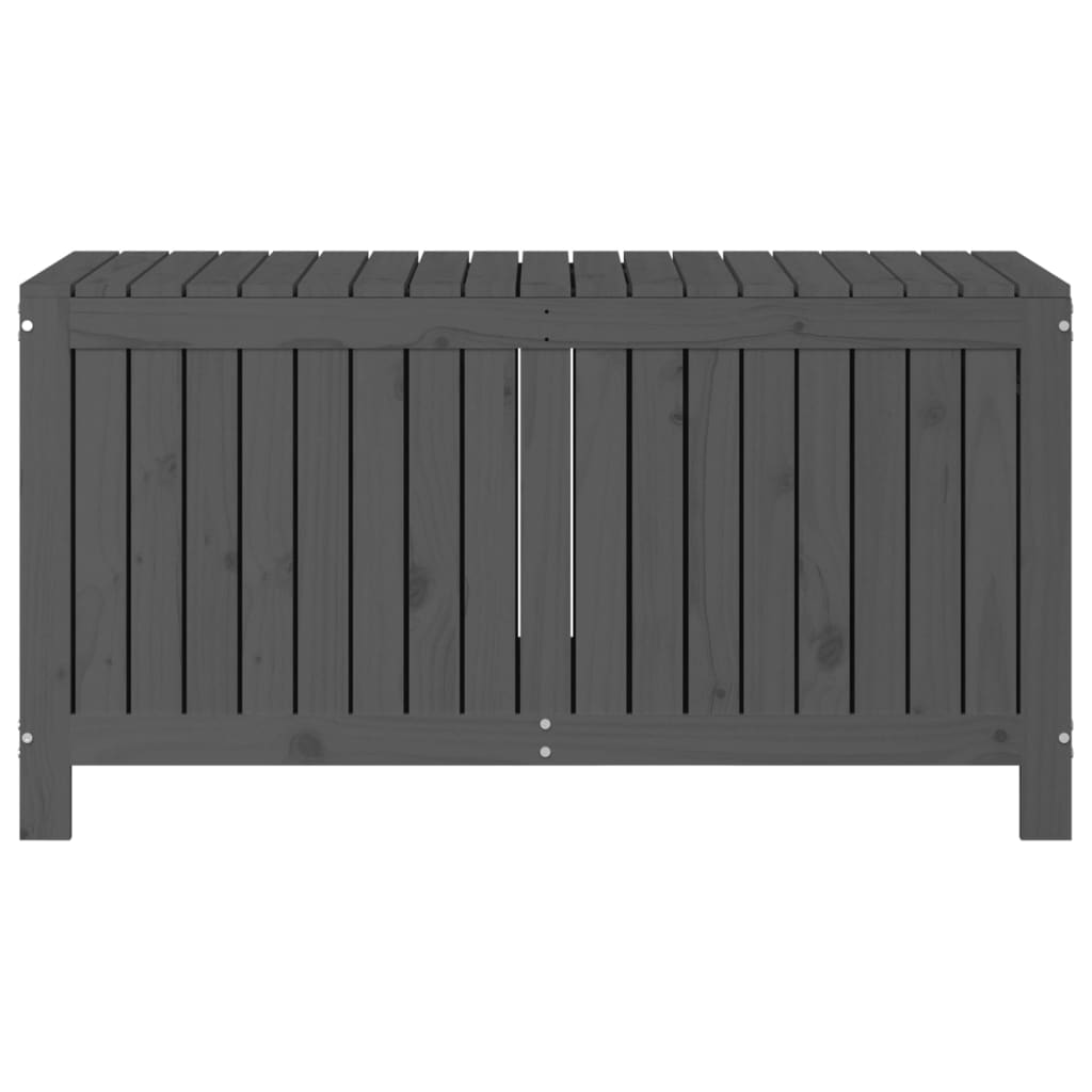 Säilytyslaatikko harmaa 121x55x64 cm täysi mänty - Sisustajankoti.fi