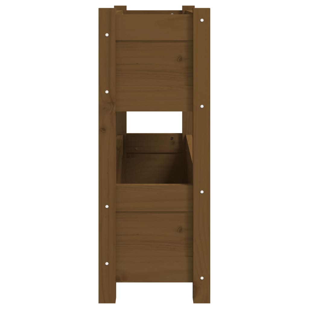 Kukkalaatikko hunajanruskea 77x25x66 cm täysi mänty - Sisustajankoti.fi