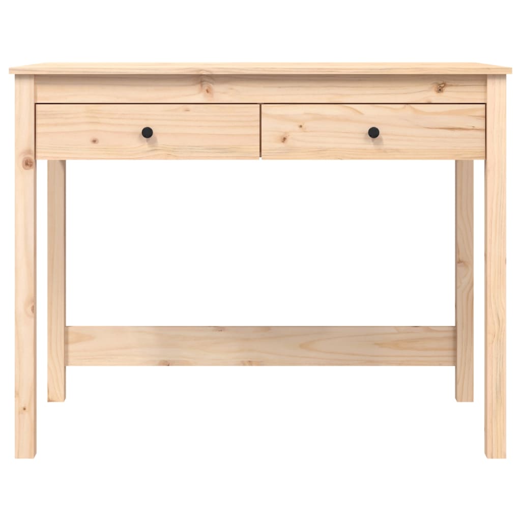 Työpöytä laatikoilla 100x50x78 cm täysi mänty - Sisustajankoti.fi