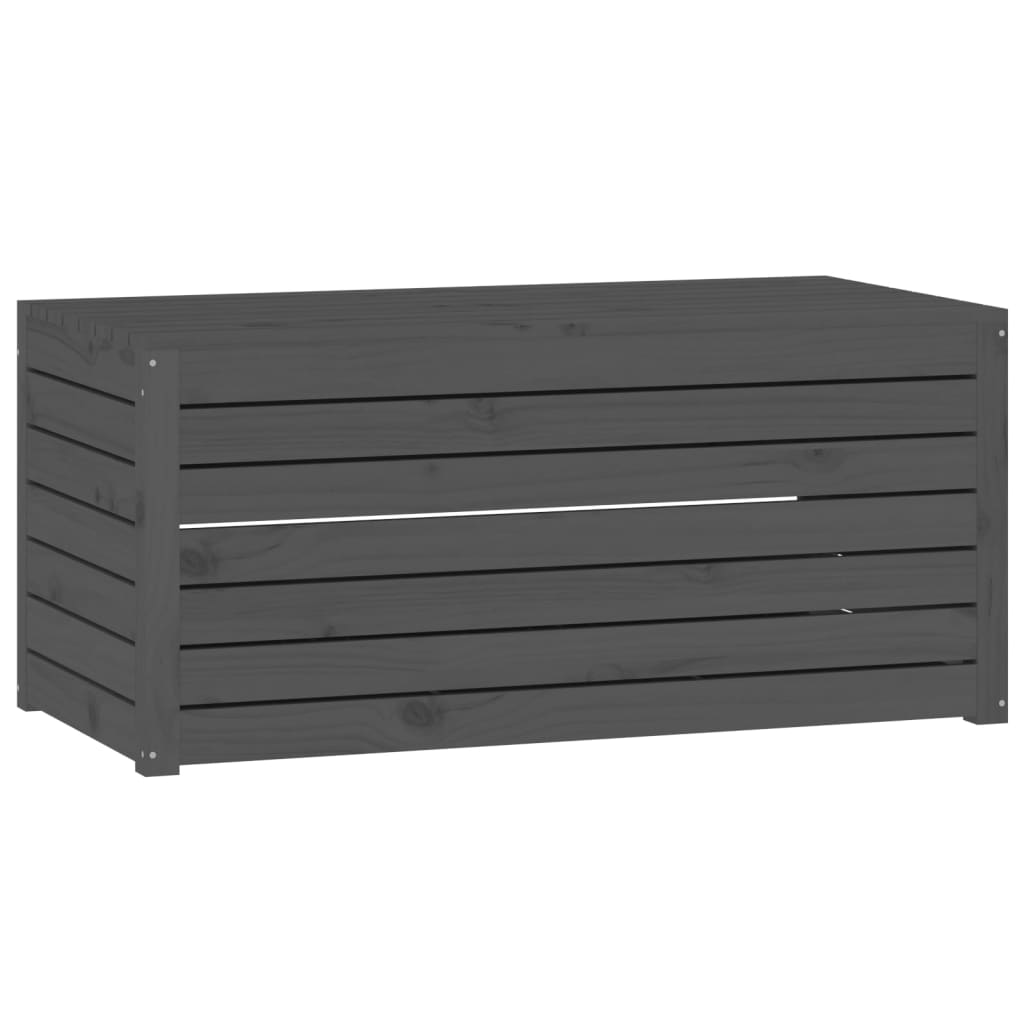 Puutarhalaatikko harmaa 101x50,5x46,5 cm täysi mänty - Sisustajankoti.fi