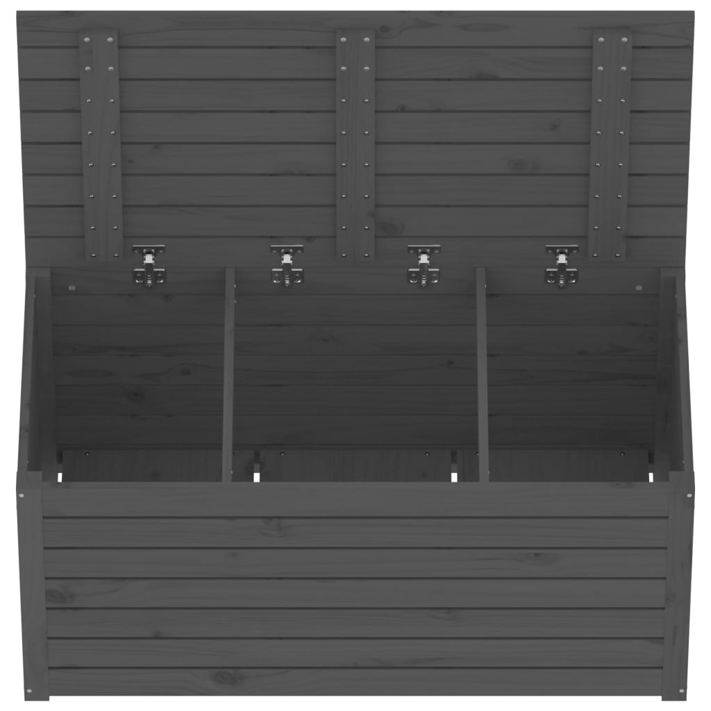 Puutarhalaatikko harmaa 101x50,5x46,5 cm täysi mänty - Sisustajankoti.fi