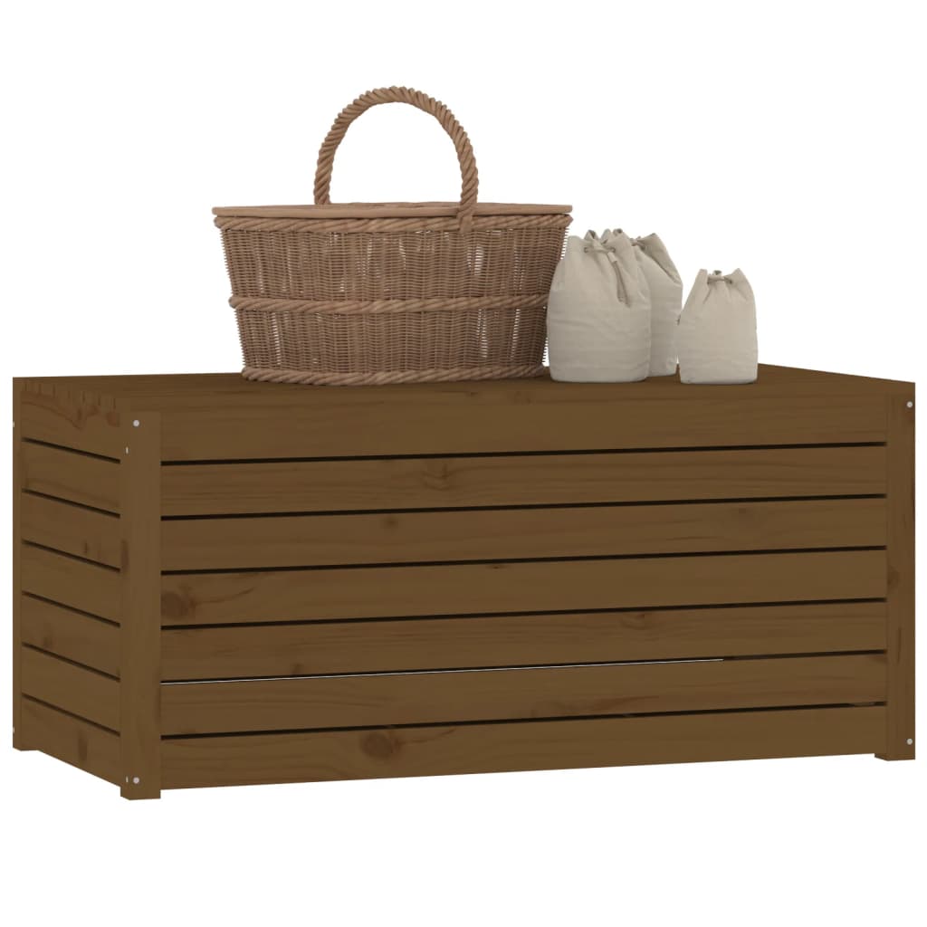 Puutarhalaatikko hunajanruskea 101x50,5x46,5 cm täysi mänty - Sisustajankoti.fi