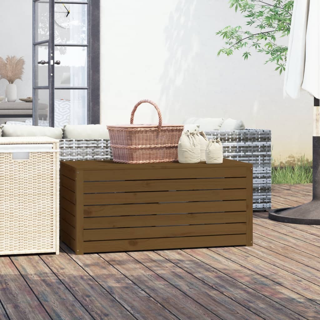 Puutarhalaatikko hunajanruskea 101x50,5x46,5 cm täysi mänty - Sisustajankoti.fi