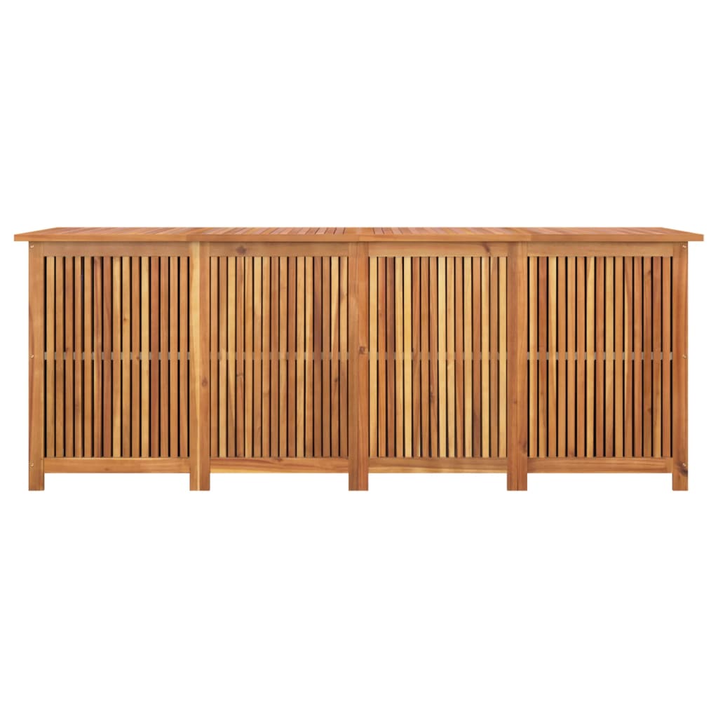 Ulkosäilytyslaatikko 200x80x75 cm täysi akasiapuu - Sisustajankoti.fi