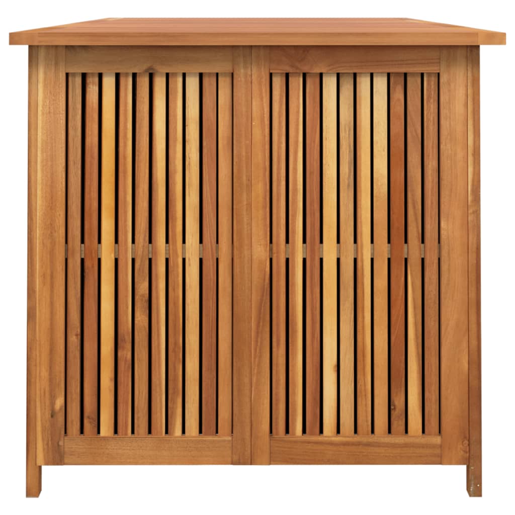 Ulkosäilytyslaatikko 200x80x75 cm täysi akasiapuu - Sisustajankoti.fi