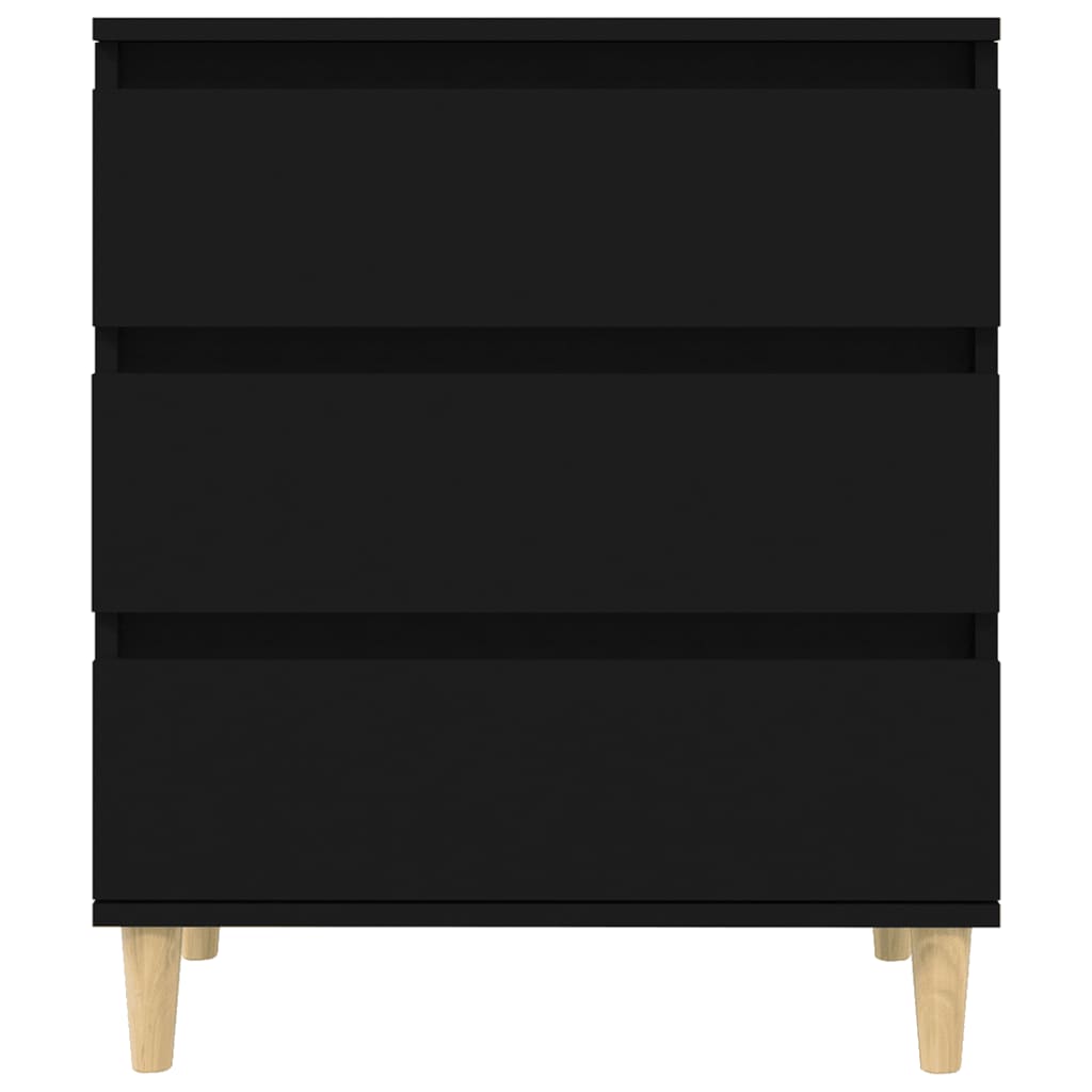 Senkki musta 60x35x70 cm tekninen puu - Sisustajankoti.fi