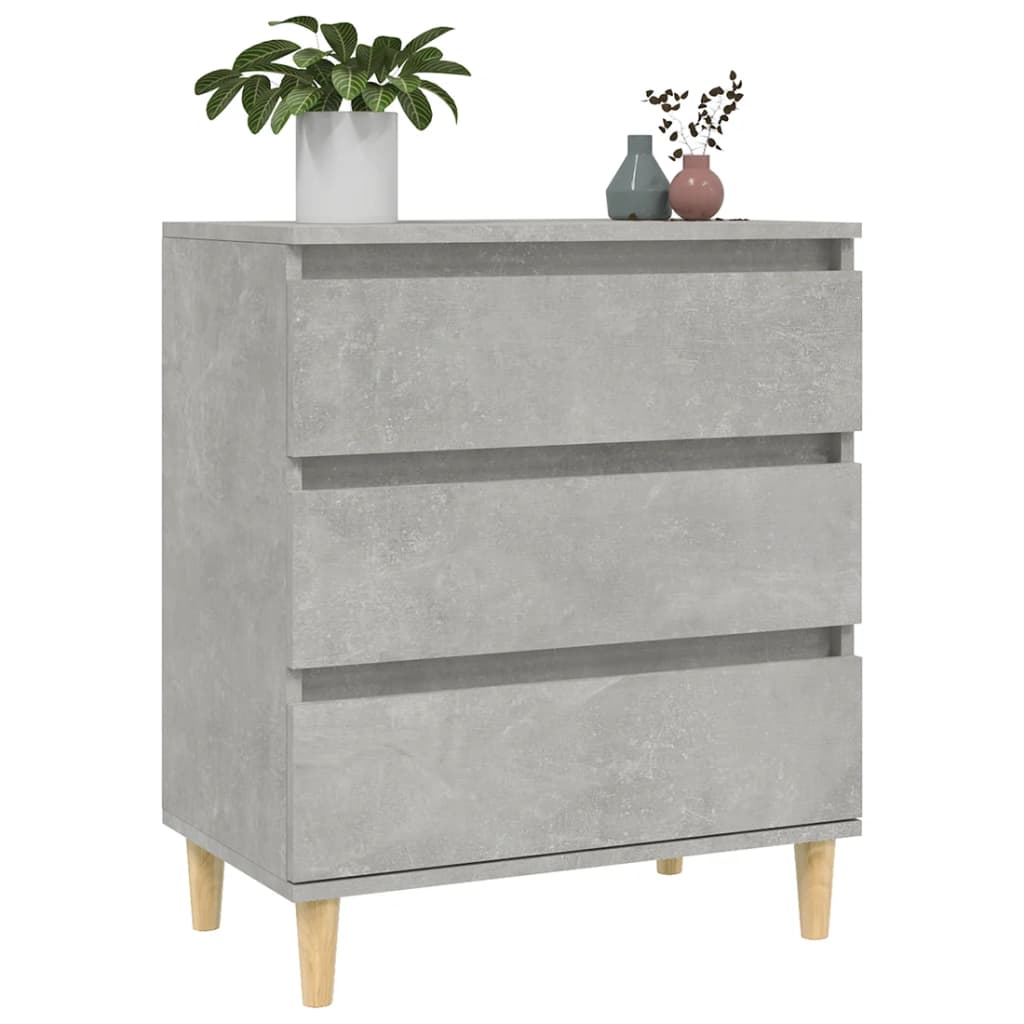 Senkki betoninharmaa 60x35x70 cm tekninen puu - Sisustajankoti.fi