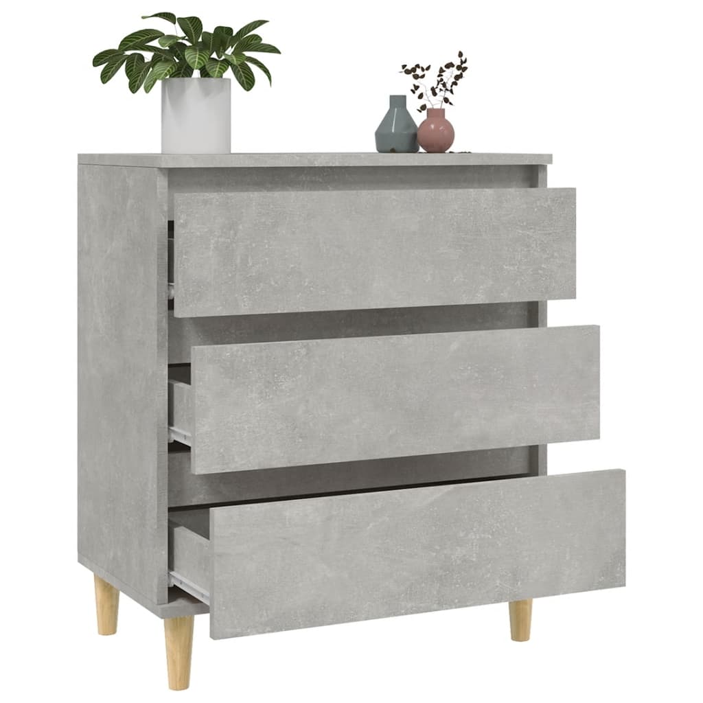 Senkki betoninharmaa 60x35x70 cm tekninen puu - Sisustajankoti.fi