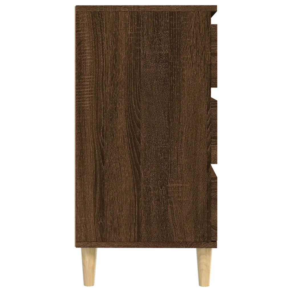 Senkki ruskea tammi 60x35x70 cm tekninen puu - Sisustajankoti.fi