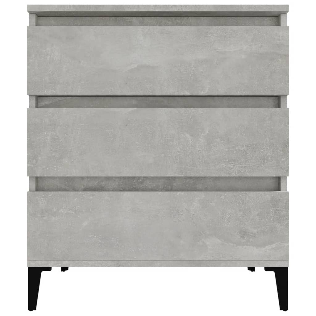 Senkki betoninharmaa 60x35x70 cm tekninen puu - Sisustajankoti.fi