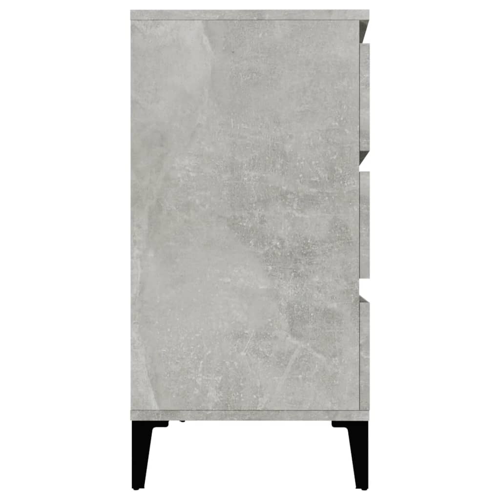 Senkki betoninharmaa 60x35x70 cm tekninen puu - Sisustajankoti.fi