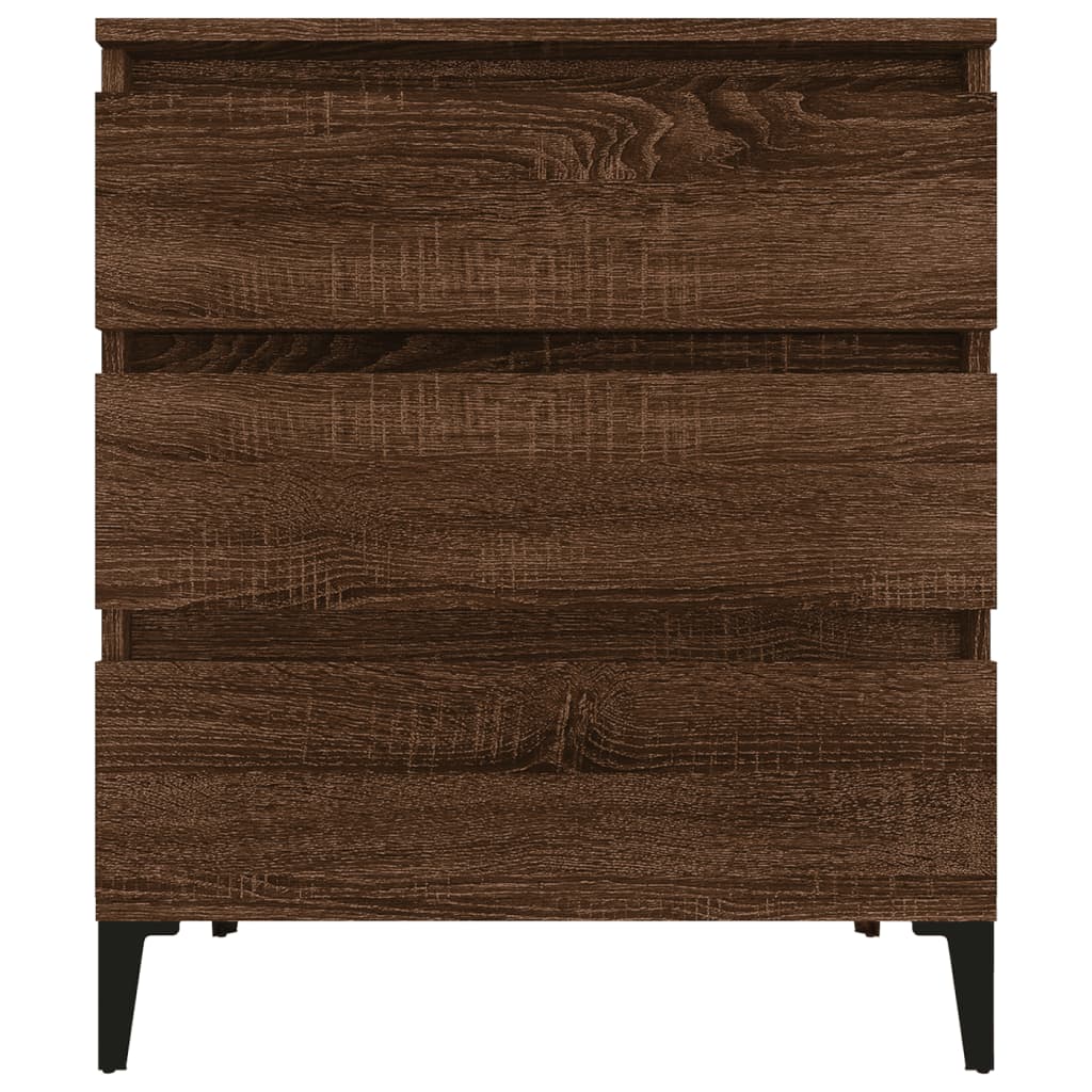 Senkki ruskea tammi 60x35x70 cm tekninen puu - Sisustajankoti.fi