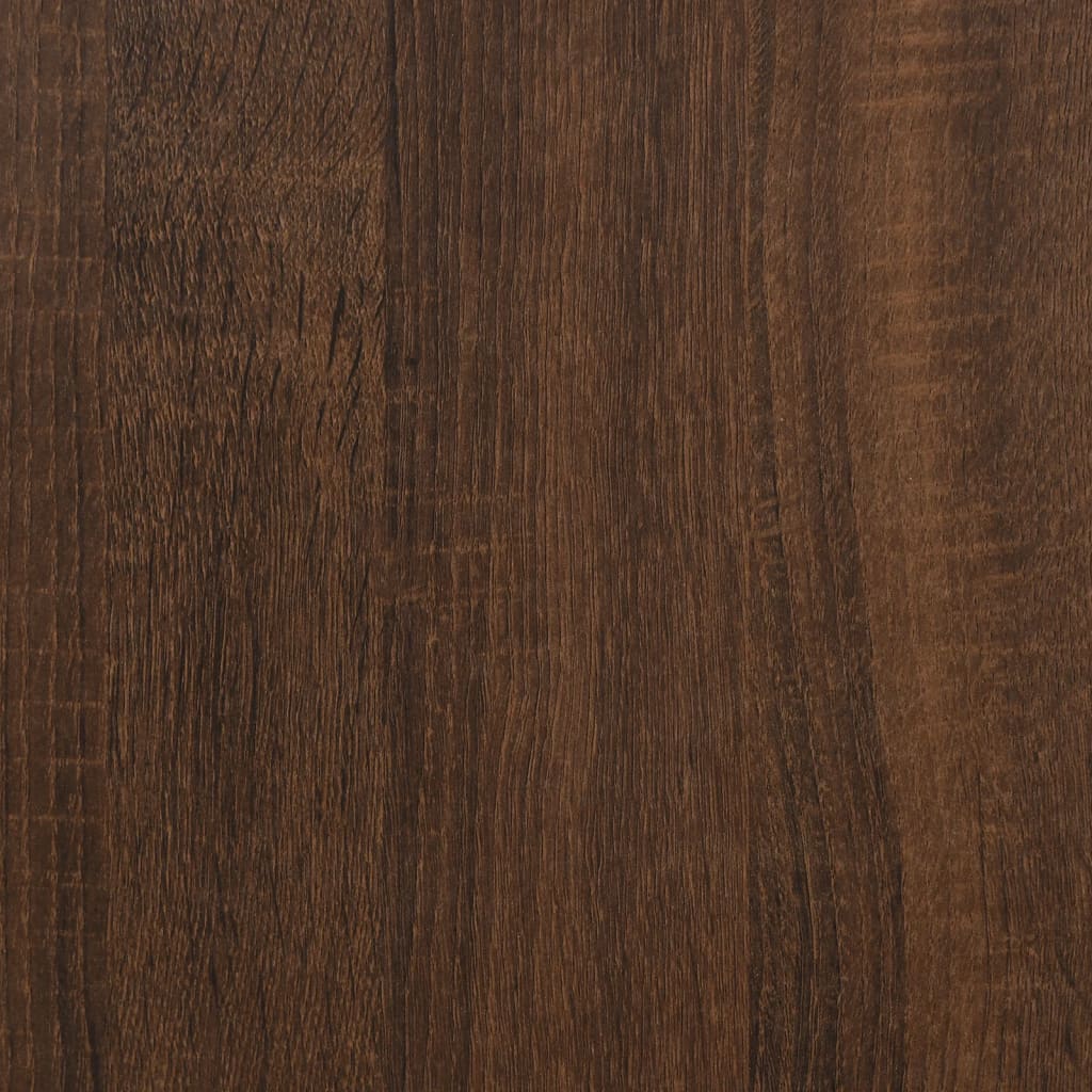 Senkki ruskea tammi 60x35x70 cm tekninen puu - Sisustajankoti.fi