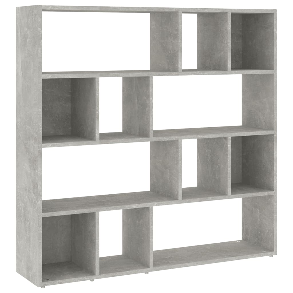 Kirjahylly/tilanjakaja betoninharmaa 105x24x102 cm - Sisustajankoti.fi