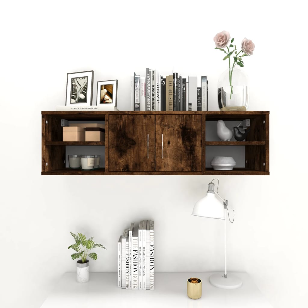 Seinähylly savutammi 102x30x29 cm tekninen puu - Sisustajankoti.fi
