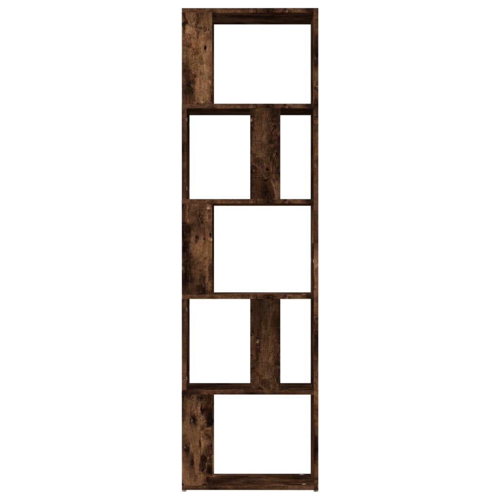 Kirjahylly savutammi 45x24x160 cm tekninen puu - Sisustajankoti.fi